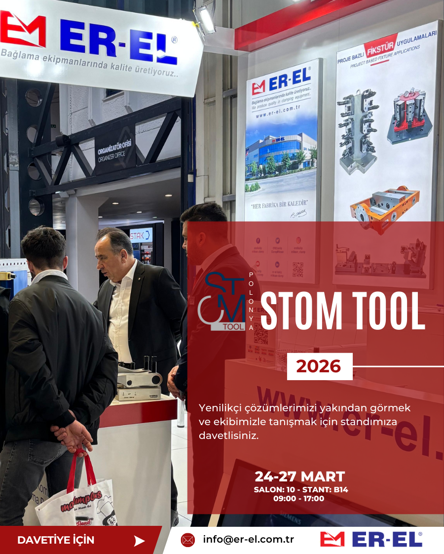 STOM TOOL Fuarında standımıza davetlisiniz.